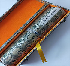 来宾书画装裱案例